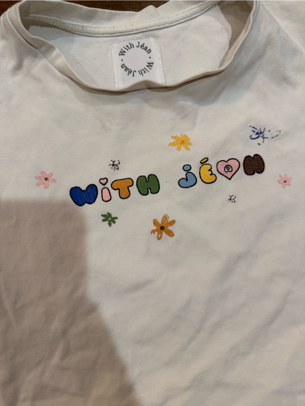 With Jean Cropped Tee - Picture 5 of 5